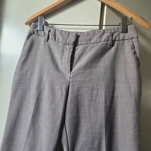 Van Heusen Tan/Beige Women's Suit Pants - Straight-Leg Work Trousers, Size 0